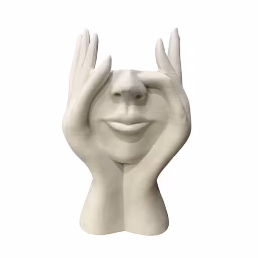 گلدان پلی استر مدل متفکر