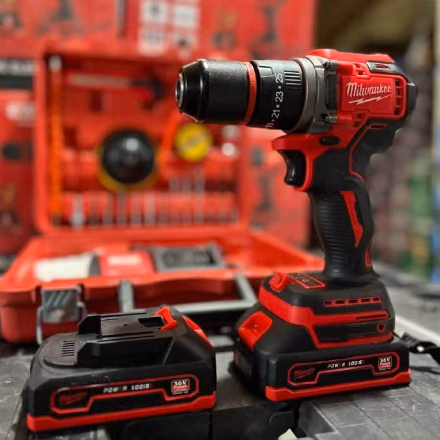 دریل شارژی سه نظام فلزی میلواکی مدل 36V