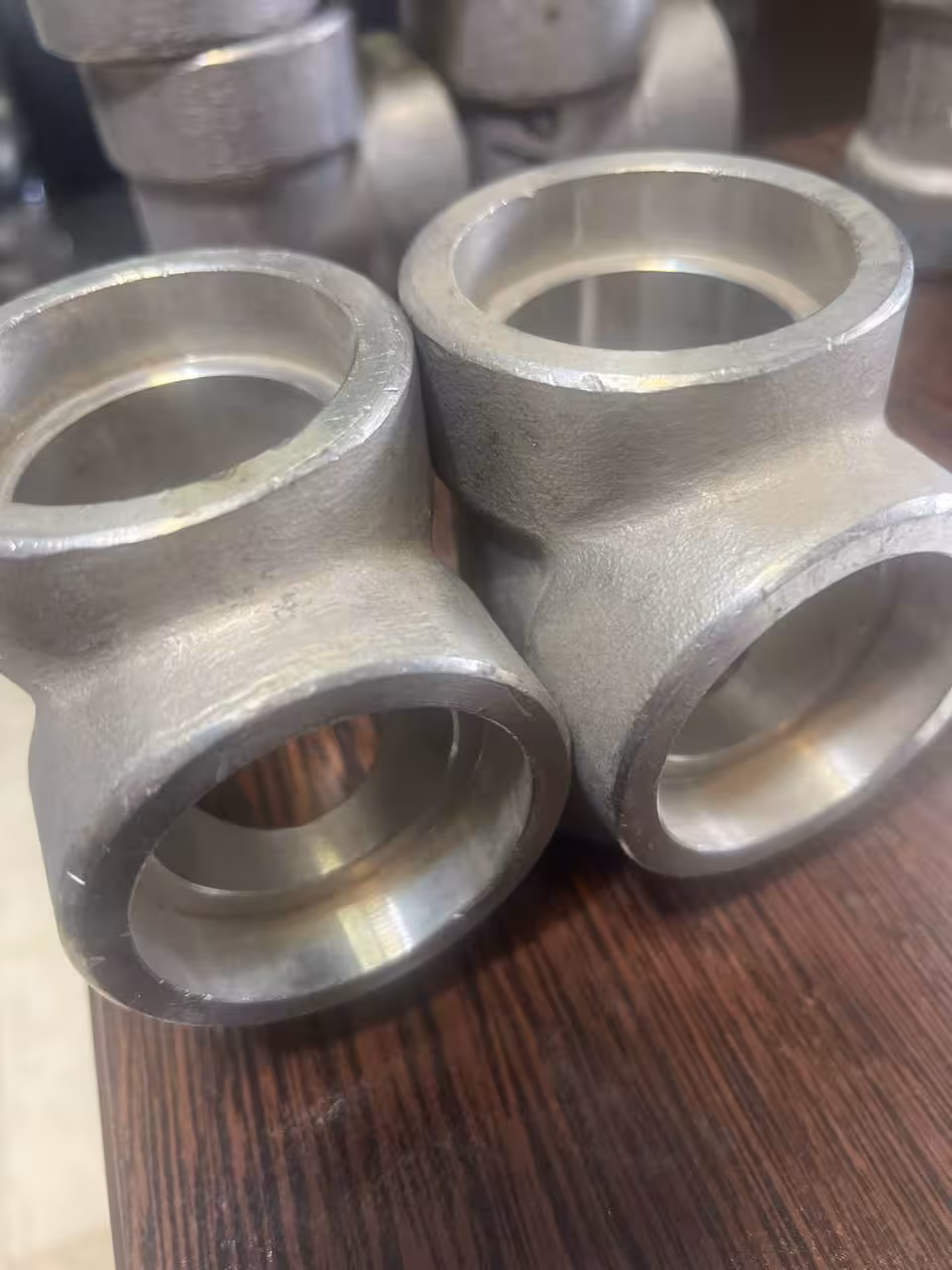 سه راه مساوی    ساکت ولد سایز1 1/2اینج کلاس 3000 از جنس SA182F304/304L