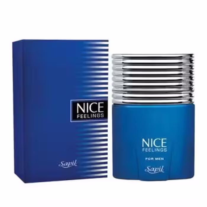 ادکلن مردانه نایس NICE آبی ساپیل Nice Feelings حجم 75 میل
