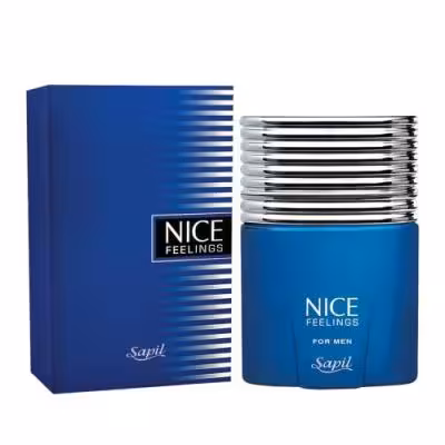 ادکلن مردانه نایس NICE آبی ساپیل Nice Feelings حجم 75 میل