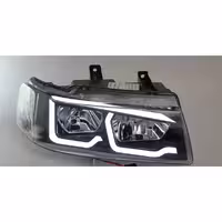 چراغ جلو سمند طرح I8 جفت رنگ سفيد ان جی کو