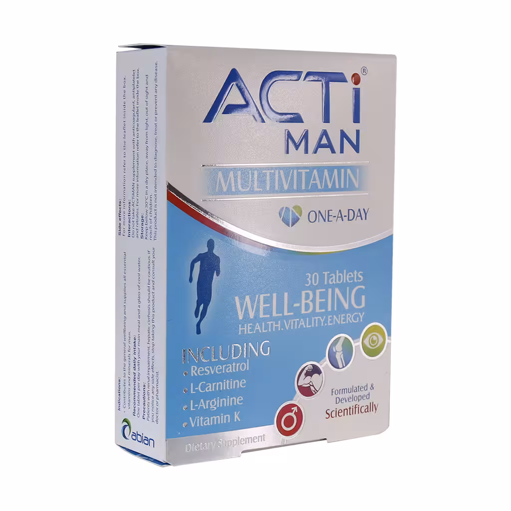 قرص اکتی من (30 عددی) ابیان دارو