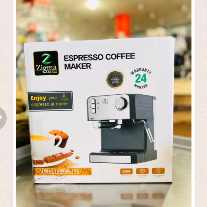 اسپرسو زیگما 15بار کد 50