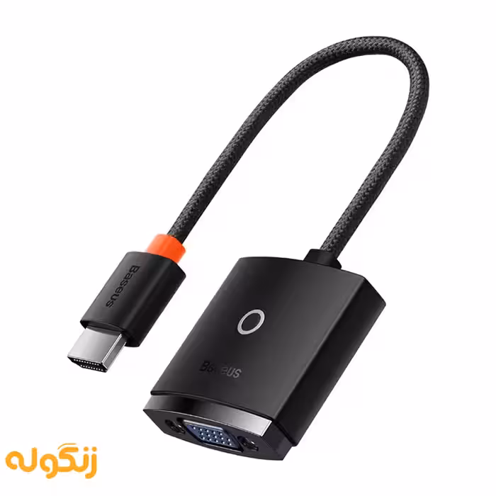 مبدل HDMI به VGA بیسوس مدل WKQX10001 - زنگوله