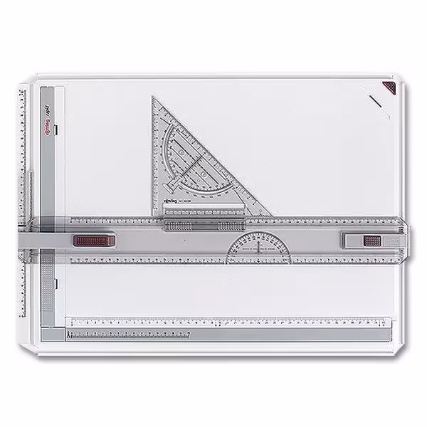 تخته رسم روترینگ با گونیا سایز A3