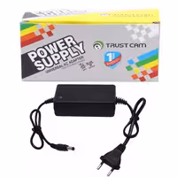 آداپتور دوربین مداربسته تراست کم 12 ولت 2 آمپر- ومودم اینترنت TRUST CAM