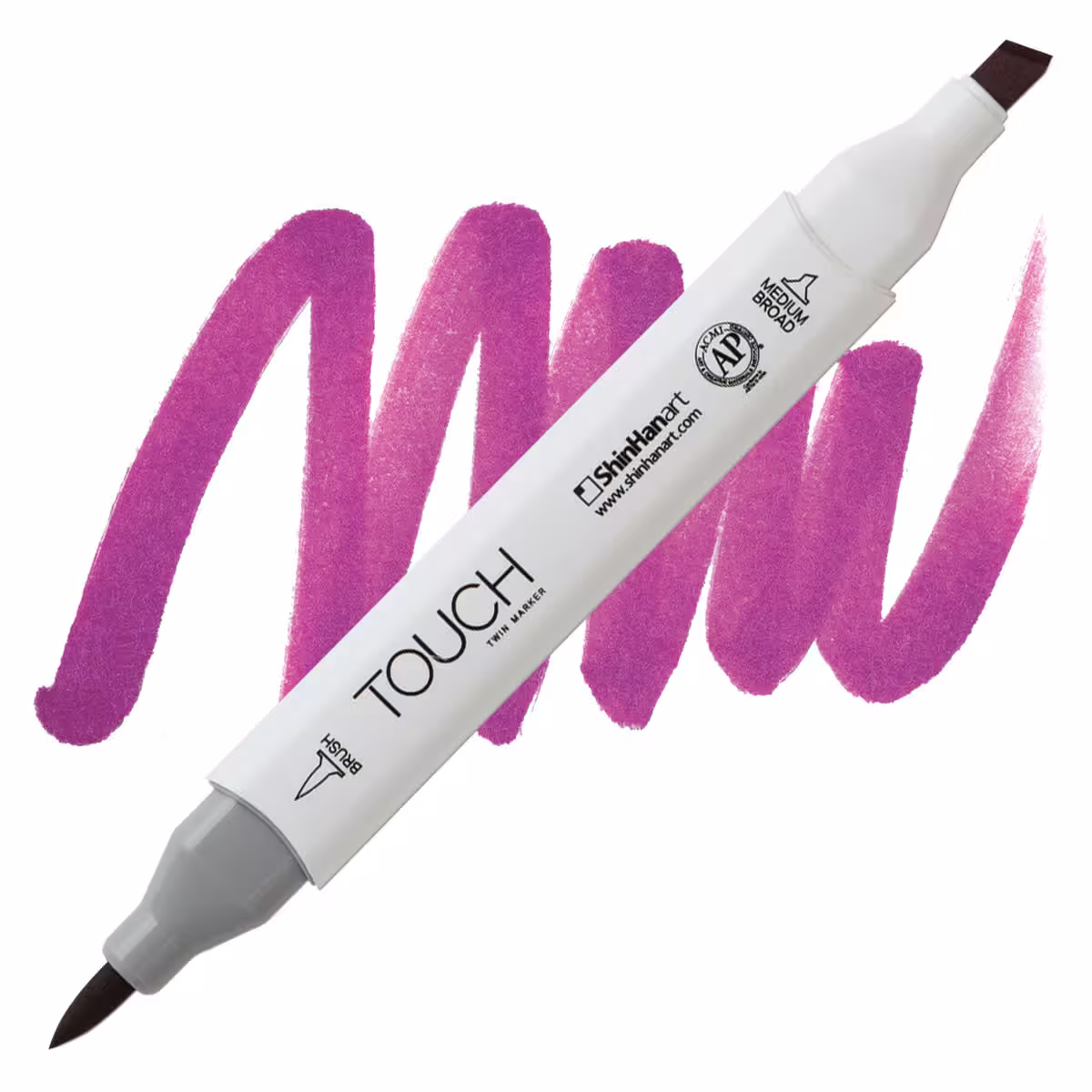 ماژیک طراحی دو سر تاچ (بدنه سفید) کد P85