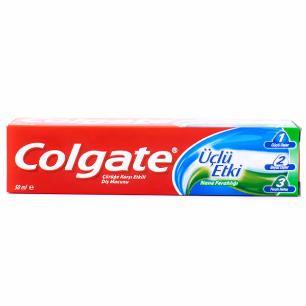 خمیر دندان کولگیت مدل Üçlü Etki حجم 50ml