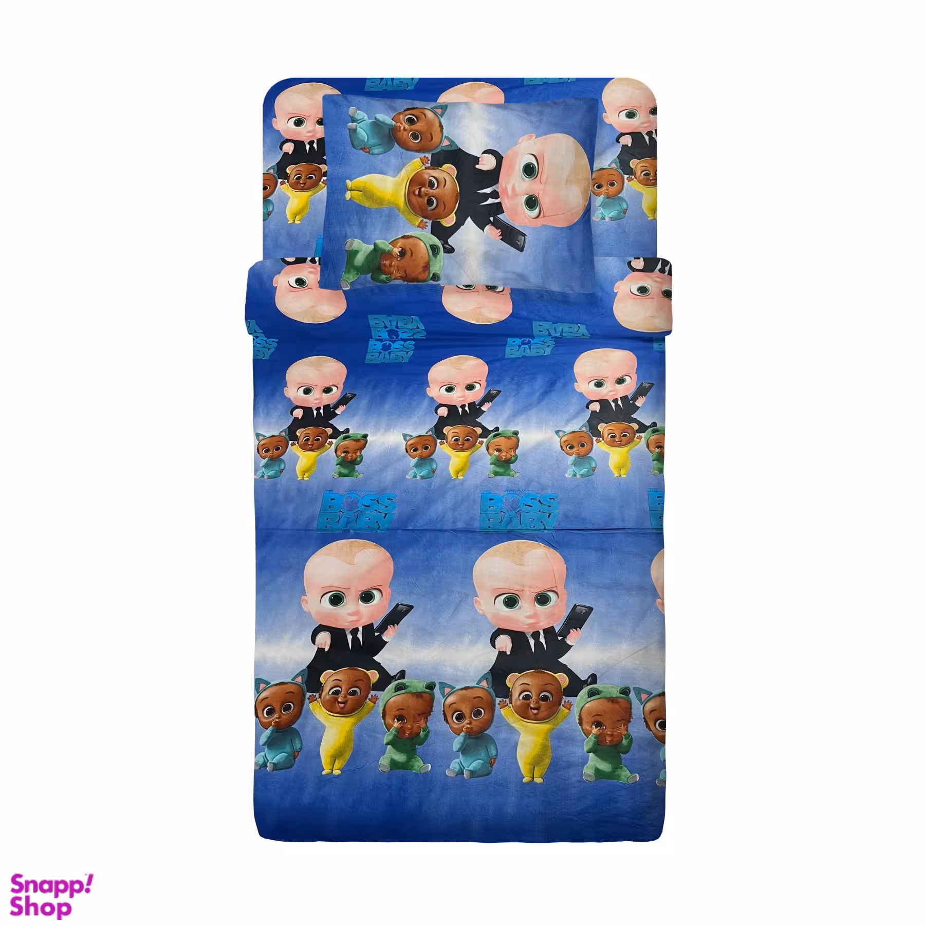 سرویس ملحفه کوکوجم مدل بچه رئیس تکنفره 2 تکه