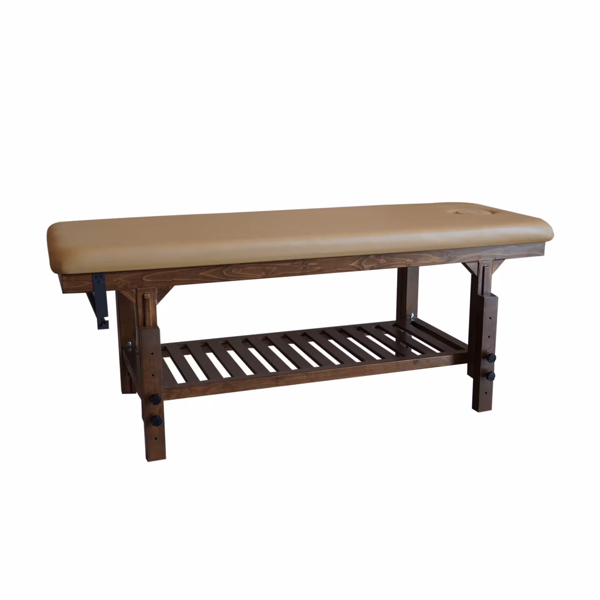 تخت چوبی با پایه تنظیمی تشک ثابت