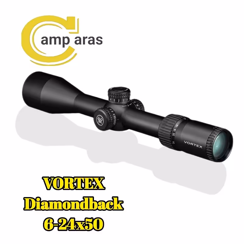 دوربین تفنگ ورتکس VORTEX Diamondback 6-24x50 اصل - کمپ آراس