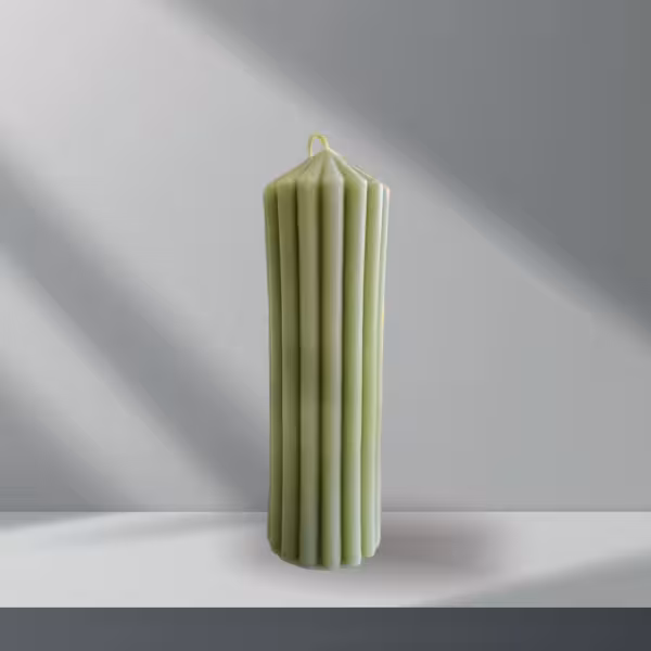 شمع دکوری استوانه کلاسیک نسکافه ای