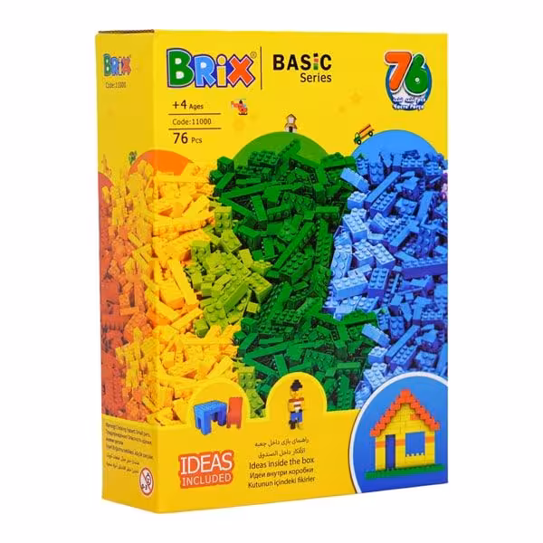 ساختنی مدل بریکس 76 قطعه