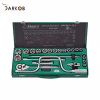 مجموعه 24 عددی آچار بکس هنس مدل 4624 -6MT