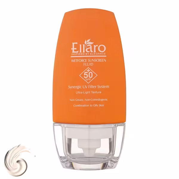 ضدآفتاب فلوئیدی Ellaro الارو مدل SPF50