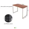 میز اداری دیزم مدل TLD-93D43-140BRNONE