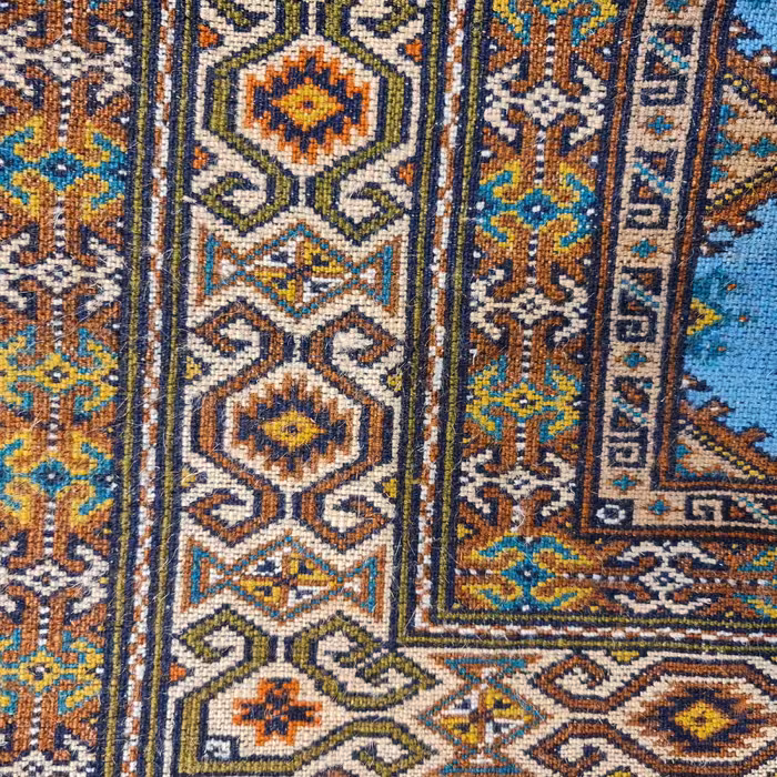 فرش دستبافت دو و نیم متری مدل ترکمن کد 1154