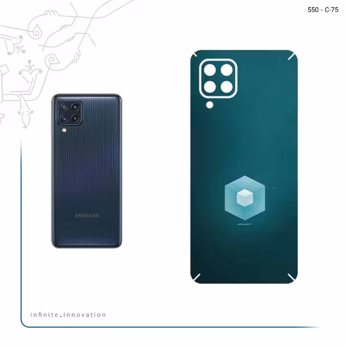 برچسب پوششی ماهوت مدل Minimal Cube icon مناسب برای گوشی موبایل سامسونگ Galaxy M32