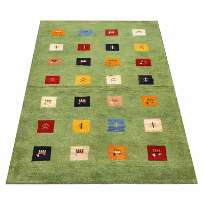 گبه دستباف ذرع و نیم سی پرشیا کد 122167