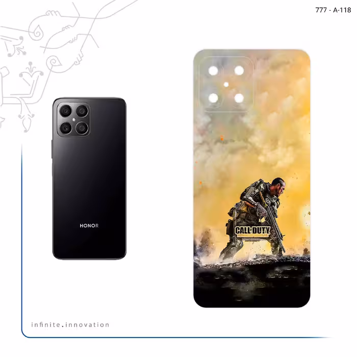 برچسب پوششی ماهوت مدل Call of Duty Warfare Game Series مناسب برای گوشی موبایل آنر X8