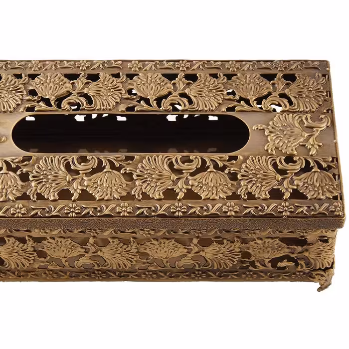 ست سطل و جای دستمال کاغذی مدل bA1610shgh به همراه آجیل خوری و قاشق