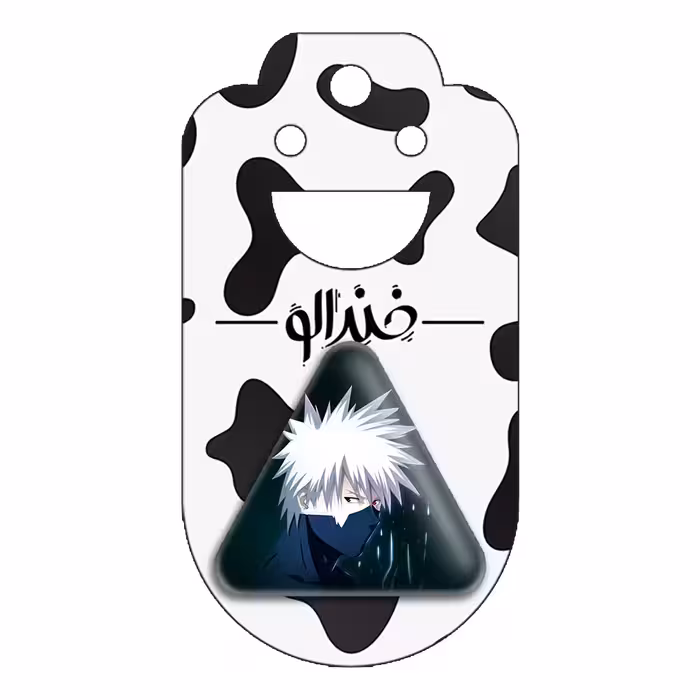 پیکسل خندالو طرح کاکاشی هاتاکه انیمه ناروتو مدل مثلثی کد 11261