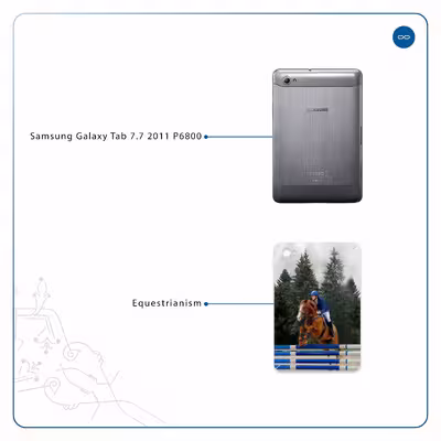 برچسب پوششی ماهوت مدل Equestrianism مناسب برای تبلت سامسونگ Galaxy Tab 7.7 2011 P6800