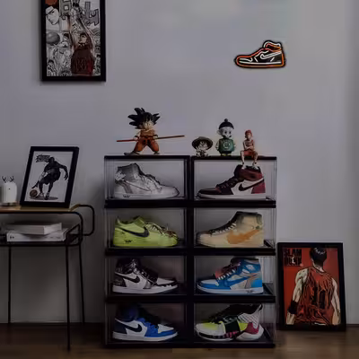 چراغ دیواری نئون دیزاین مدل Shoes-BL_ORG