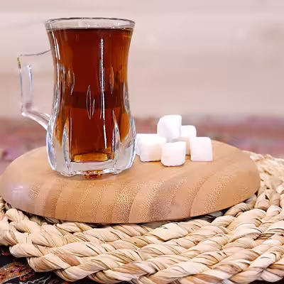 ست استکان چای خوری کد 491 بسته 6 عددی