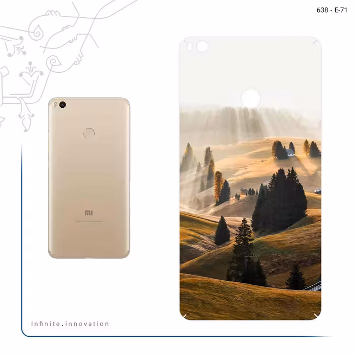 برچسب پوششی ماهوت مدل Foggy Plain مناسب برای گوشی موبایل شیائومی Mi Max 2