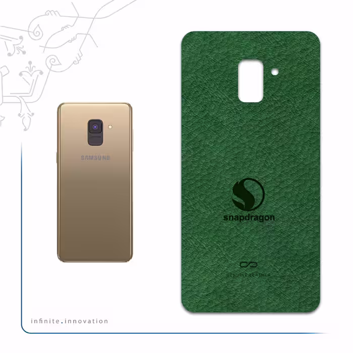برچسب پوششی ماهوت مدل GL-SNPDRGN مناسب برای گوشی موبایل سامسونگ Galaxy A8 Plus 2018
