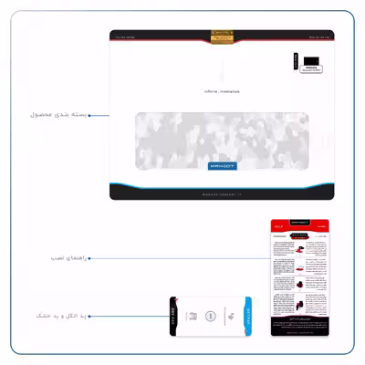 برچسب پوششی ماهوت مدل Army-Snow مناسب برای تبلت سامسونگ Galaxy Tab E 9.6 2015 T560