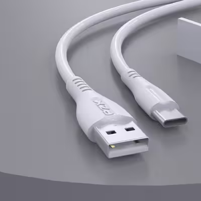 کابل تبدیل USB به usb-C پی زد ایکس مدل V142 طول 1 متر