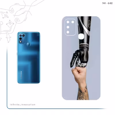 برچسب پوششی ماهوت مدل Robotics مناسب برای گوشی موبایل اینفینیکس Hot 10 Play