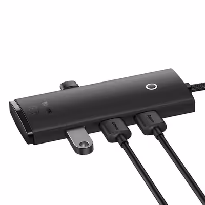 هاب 4 پورت USB -C باسئوس مدل Lite Series - WKQX03040 1m
