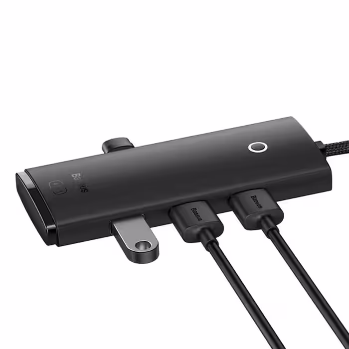 هاب 4 پورت USB -C باسئوس مدل Lite Series - WKQX03040 1m