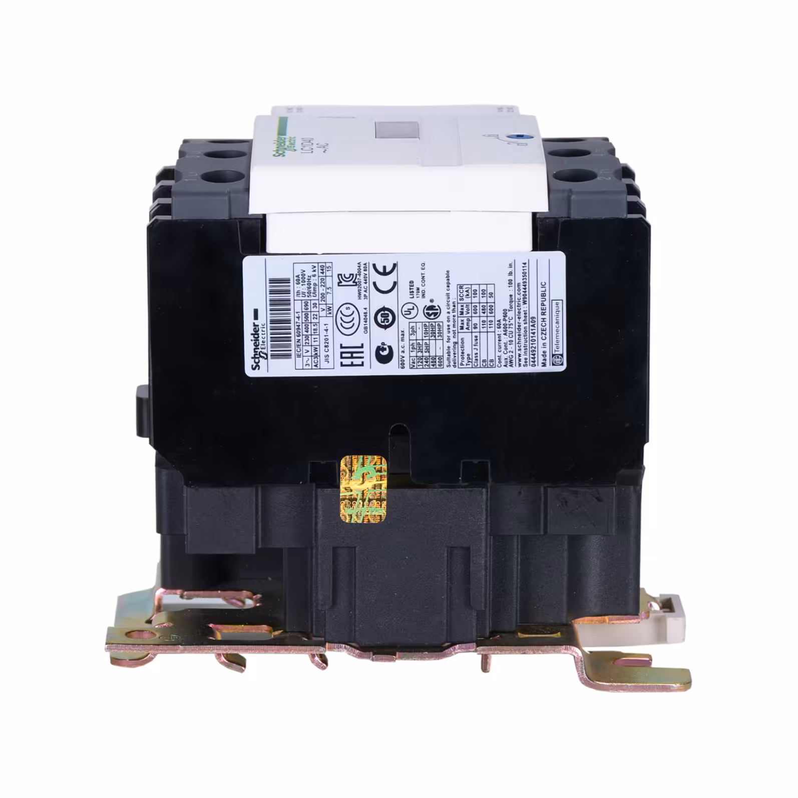 کنتاکتور 40 آمپر اشنایدر الکتریک مدل LC1D40M7