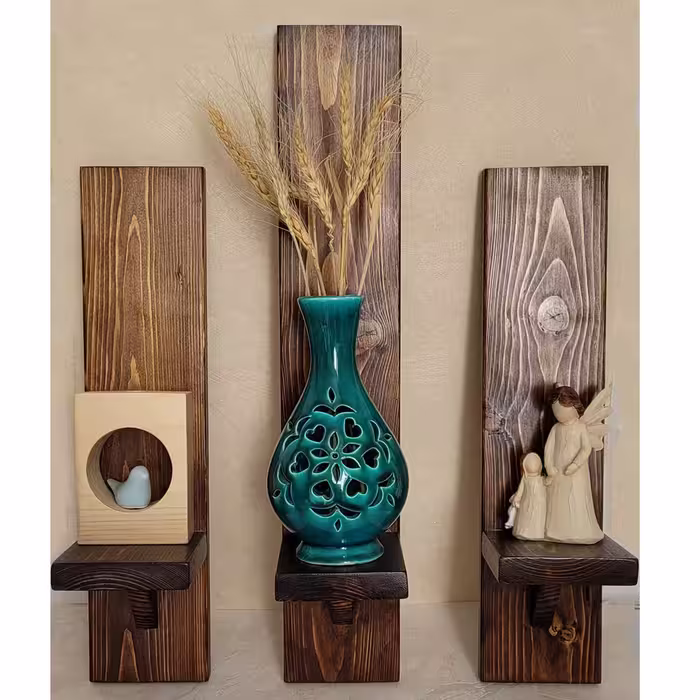 شلف دیواری مدل SH4087 مجموعه 3 عددی