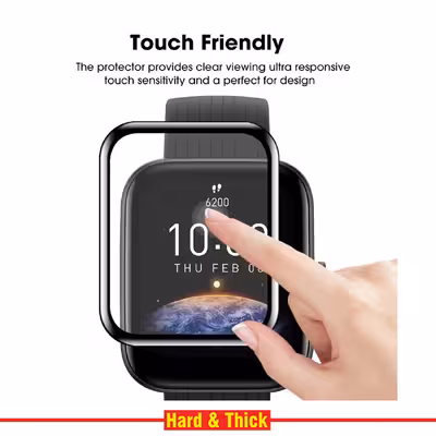 محافظ صفحه نمایش نانو هارد اند تیک مدل NHT مناسب برای ساعت هوشمند میبرو C2 بسته دو عددی