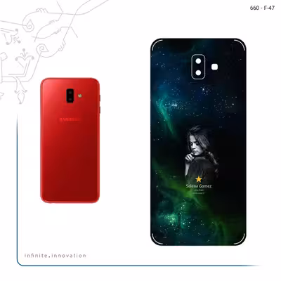 برچسب پوششی ماهوت مدل Selena Gomez مناسب برای گوشی موبایل سامسونگ Galaxy J6 Plus