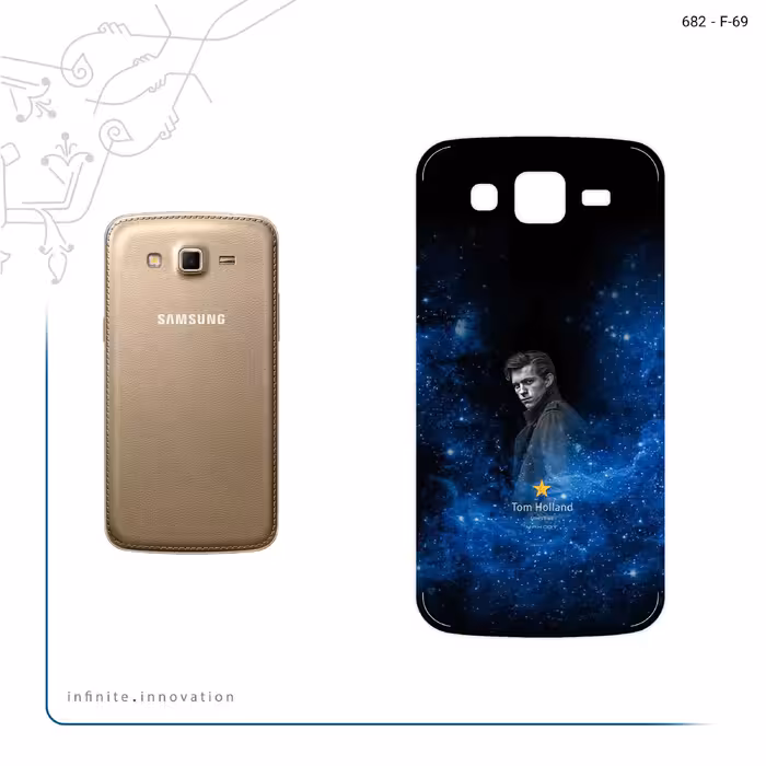 برچسب پوششی ماهوت مدل tom holland مناسب برای گوشی موبایل سامسونگ Galaxy Grand 2