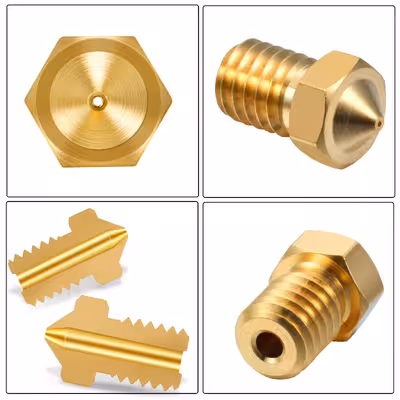 نازل پرینتر سه بعدی مدل brass04 کد 0.4 بسته 10 عددی