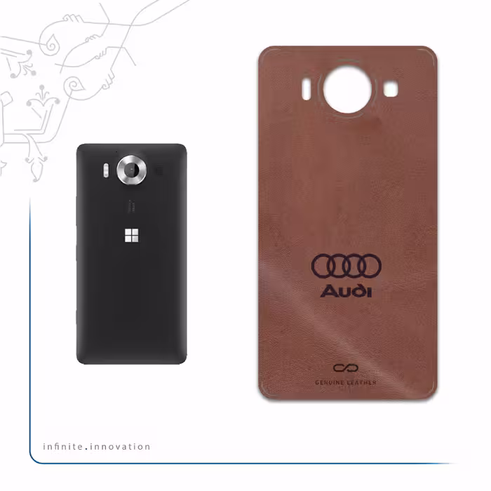 برچسب پوششی ماهوت مدل MNL-AUDI مناسب برای گوشی موبایل مایکروسافت Lumia 950