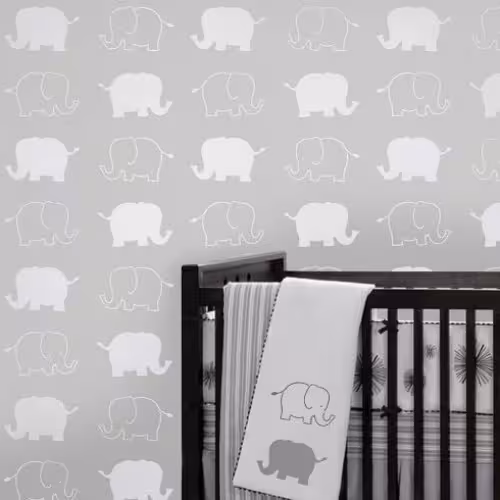 شابلون دیواری بچه فیل کد 336