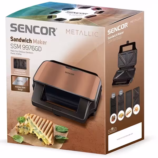 ساندویچ ساز سنکور مدل SSM 9976GD