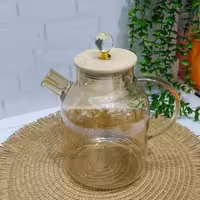 قوری پیرکس شامپاین درب بامبو الماسی 1800 میل