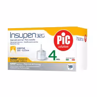 سوزن قلم انسولین پیک سلوشن 4 میلی متر 100 عددی Pic Sloution Insulin