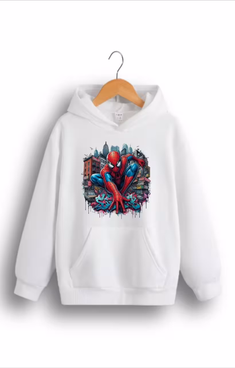 هودی پنبه ترک طرح مرد عنکبوتی کد 10148