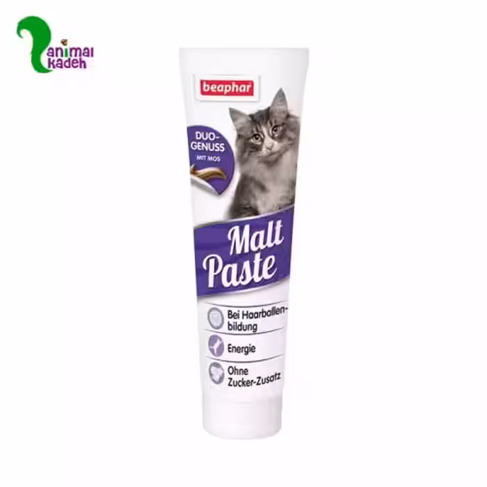 خمیر مالت گربه دفع گلوله های مویی برند بیفار 100 گرمی